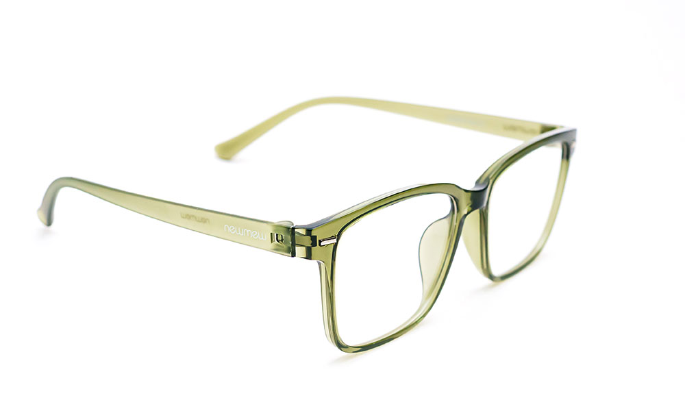 Transparent Green Optical Frame