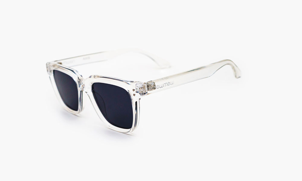 Axis Transparent White Polarized
