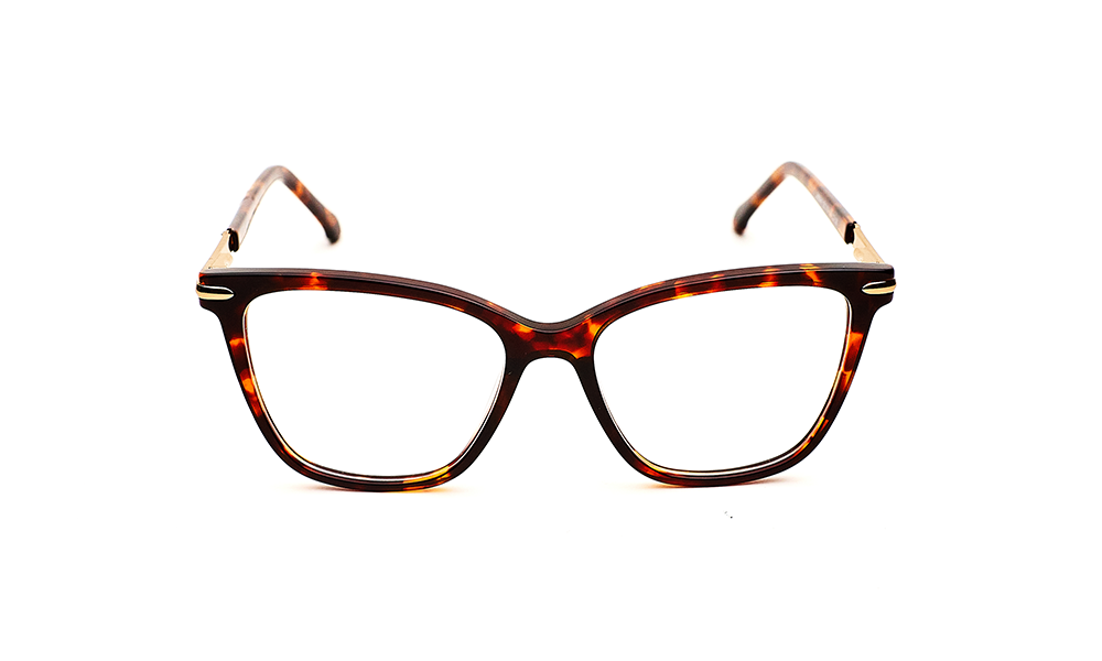 Acetate Tiger Square Eyeglass