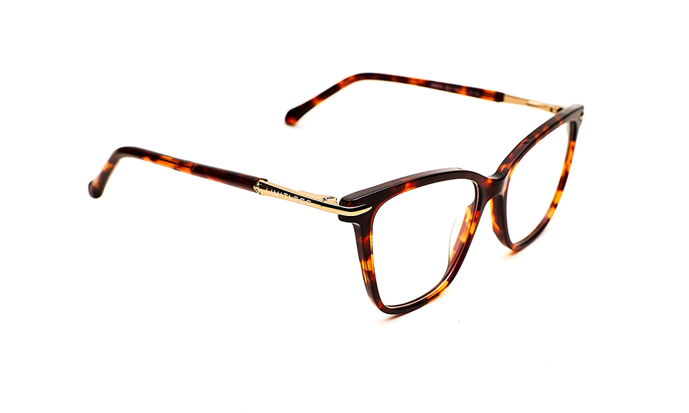 Acetate Tiger Square Eyeglass