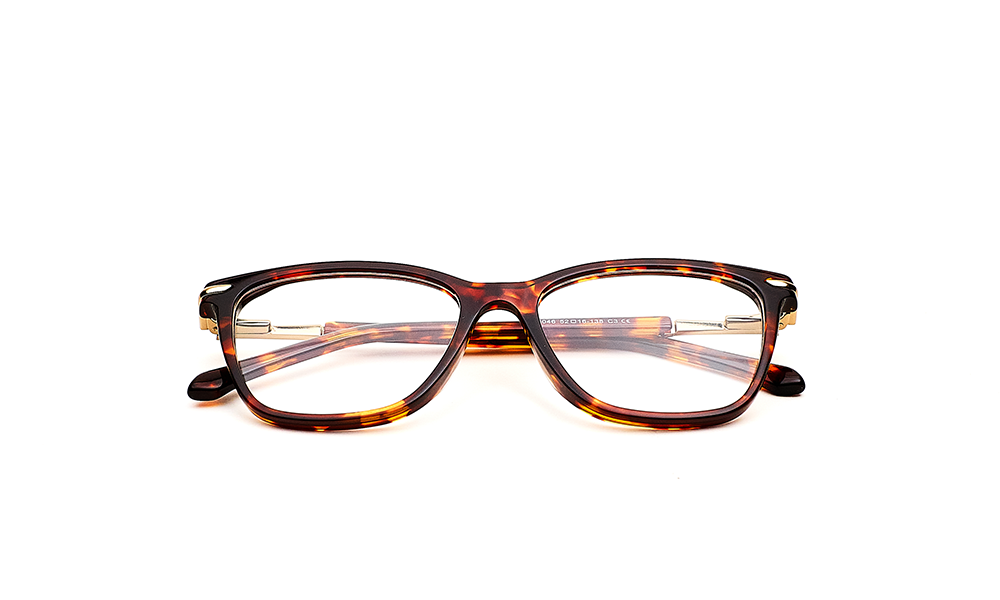 Acetate Tiger Square Eyeglass