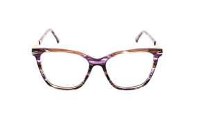 Acetate Purple Brown Eyeglass