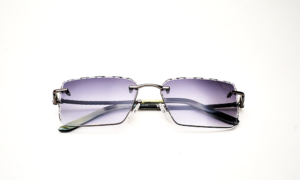 Gunmetal Square Black Sunglass