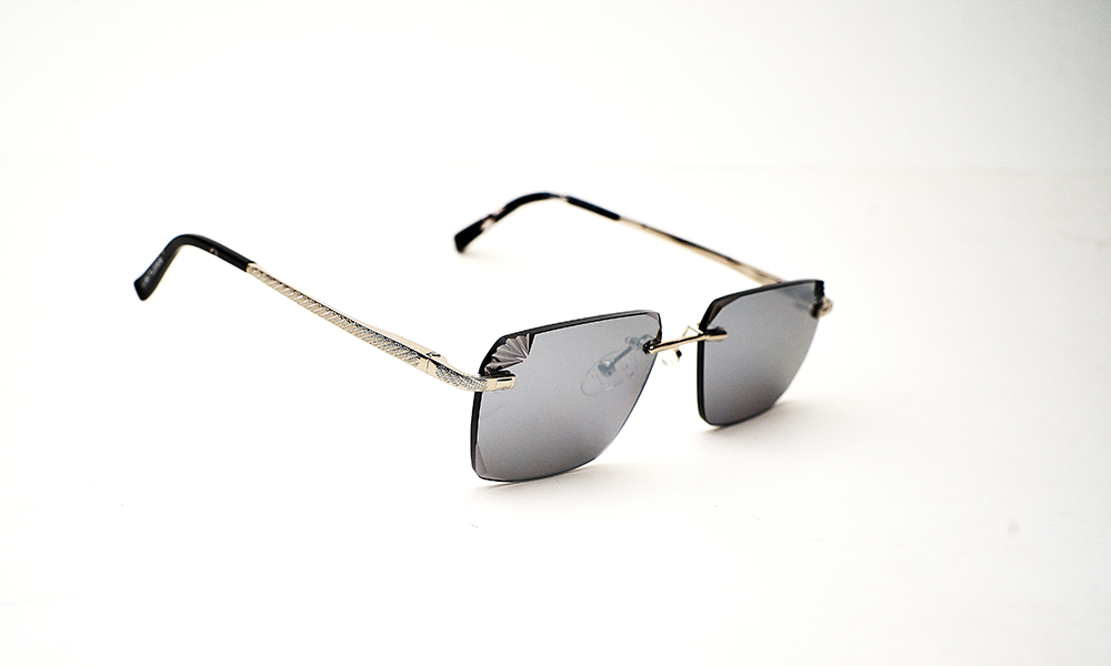 Rimless Silver Mercury Sunglass