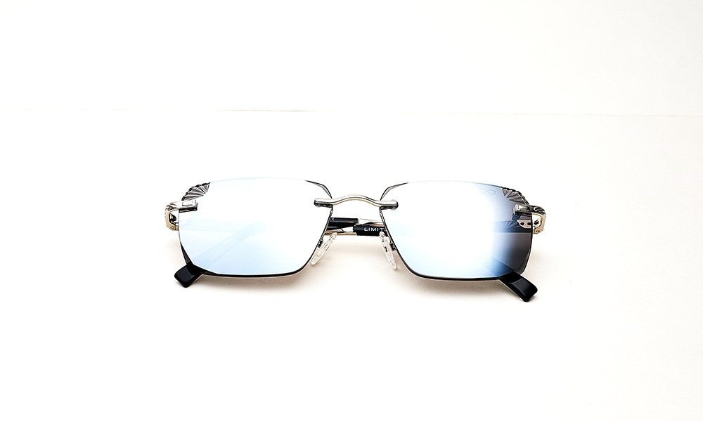 Rimless Silver Mercury Sunglass