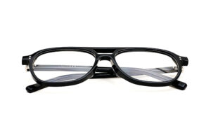 Limitless Black Double Bar Eyeglass