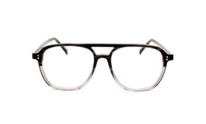 Limitless Grey Double Bar Eyeglass