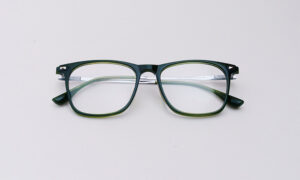 Limitless Square Green Eyeglass