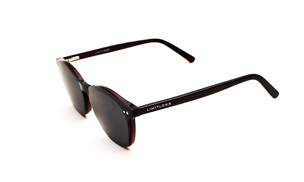 Brown Black Clip-On Eyeglass