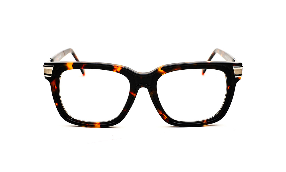 Acetate Metal Tiger Eyeglass