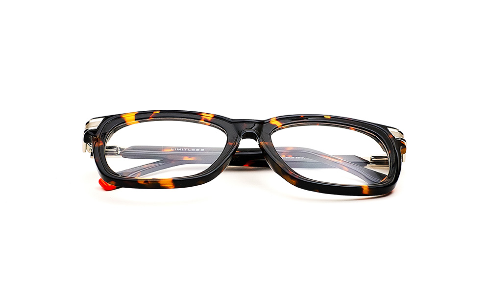 Acetate Metal Tiger Eyeglass