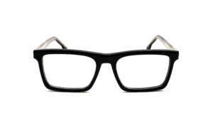Black Acetate Square Eyeglass