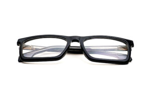 Black Acetate Square Eyeglass
