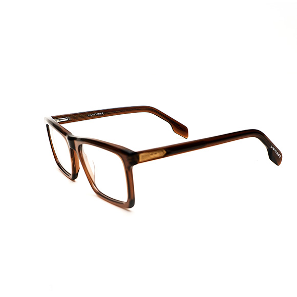 Brown Shine Square Eyeglass