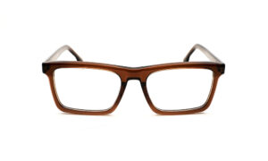 Brown Shine Square Eyeglass