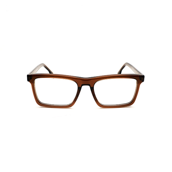 Brown Shine Square Eyeglass