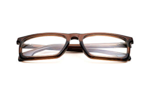 Brown Shine Square Eyeglass