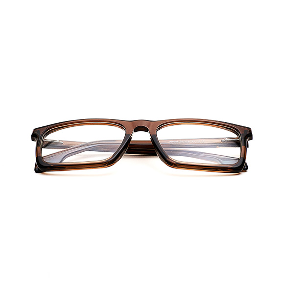 Brown Shine Square Eyeglass