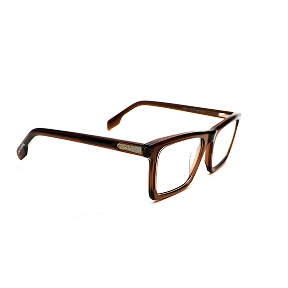 Brown Shine Square Eyeglass