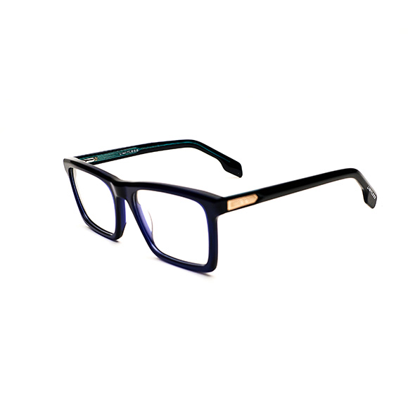 Blue Square Acetate Sunglass