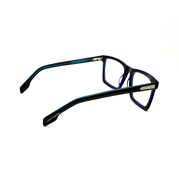 Blue Square Acetate Sunglass