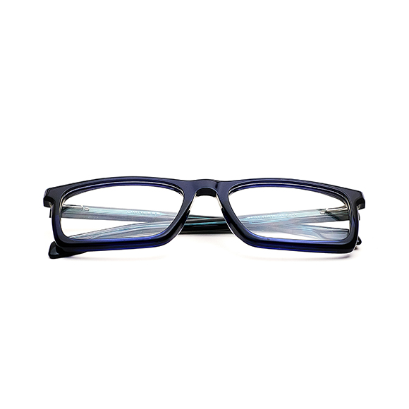 Blue Square Acetate Sunglass