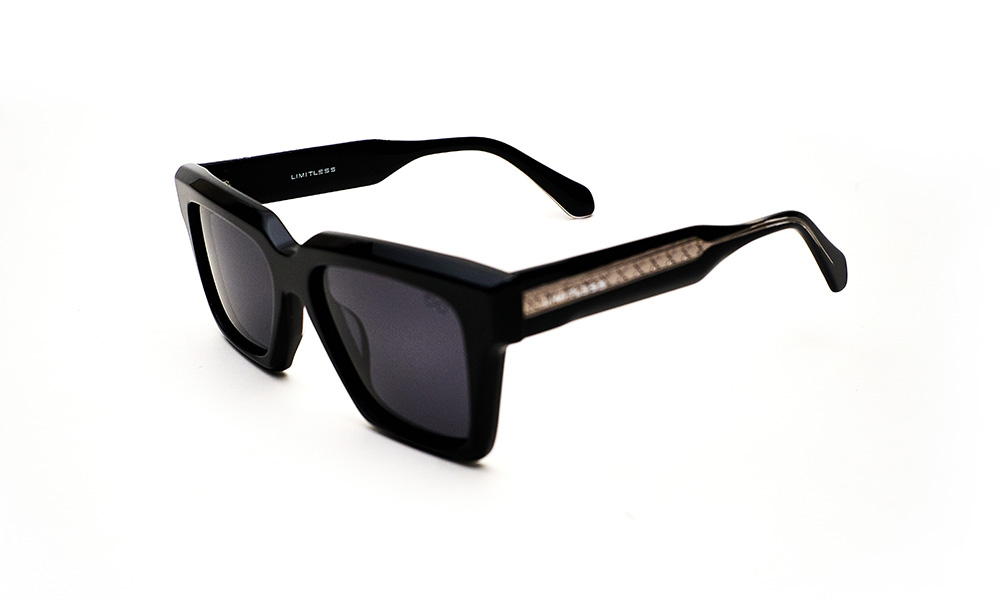 Acetate Black Polarized Sunglass