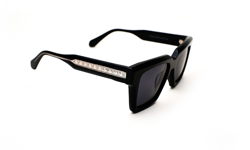 Acetate Black Polarized Sunglass