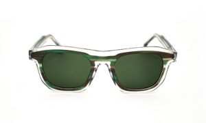 Transparent Green Polarized Sunglass