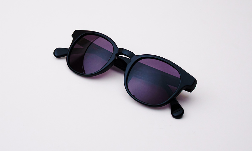 Black CR39 Square Sunglass