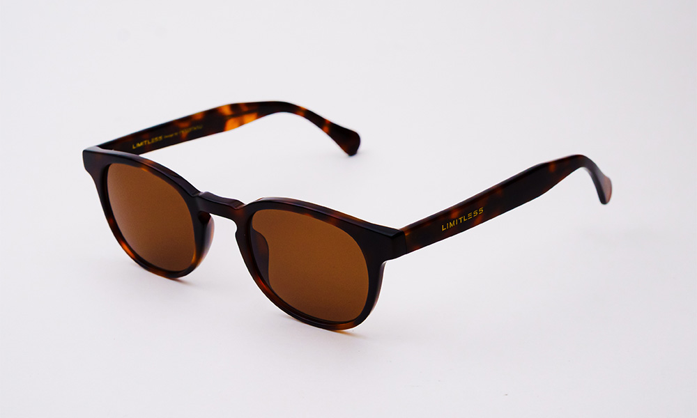 Acetate Brown Printed Sunglass
