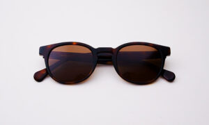 Acetate Brown Printed Sunglass