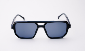 Square Bar Black Sunglass