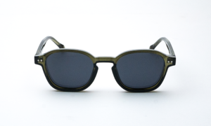 Zeus Black Square Sunglass
