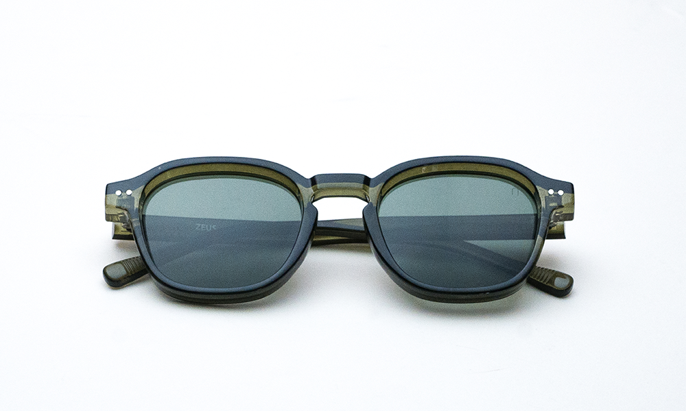 Zeus Green Unisex Sunglass